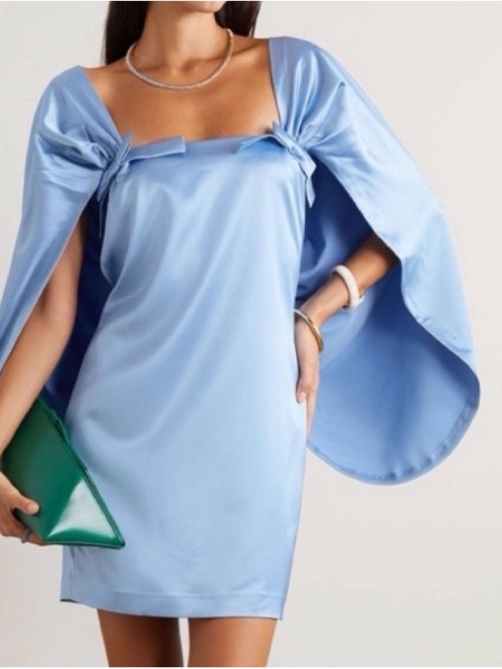 Bernadette August Dress in Ice Blue Size 38 NEW